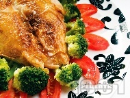 Рецепта Сочни мариновани пилешки гърди с кимион, канела, чесън на прах и бяло вино печени на фурна